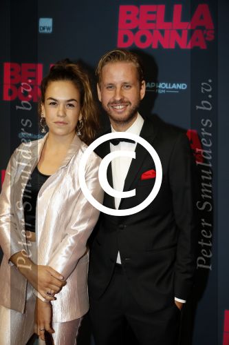 Amsterdam 11 september 2017
Premiere Bella Donna\'s in pathe arena. daan Boom met partner