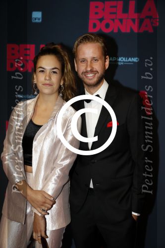 Amsterdam 11 september 2017
Premiere Bella Donna\'s in pathe arena. daan Boom met partner