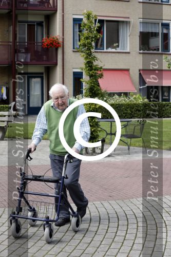 Kollum 26 juli 2017
Dick Passchier woont met zijn vrouw in een woning  in Kollum