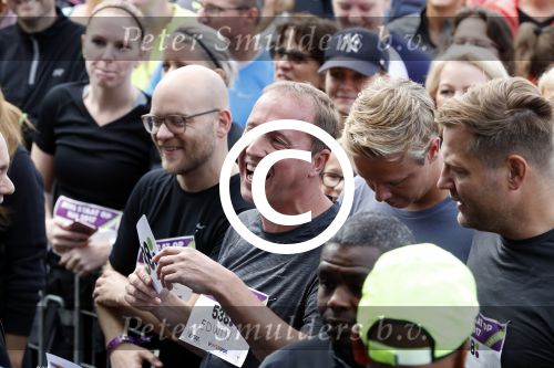 Amsterdam 9 september 2017
Edwin Evers staat op Run van radio 538 bij het Science park.