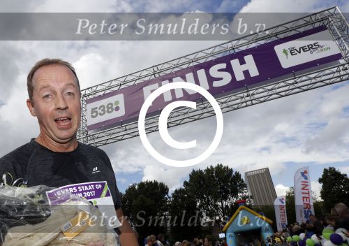 Amsterdam 9 september 2017
Edwin Evers staat op Run van radio 538 bij het Science park.