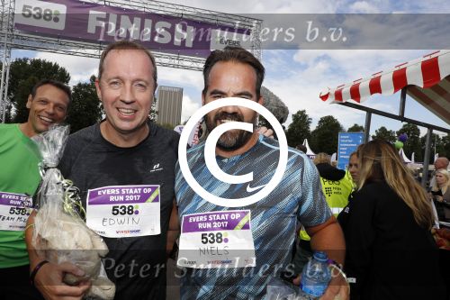 Amsterdam 9 september 2017
Edwin Evers staat op Run van radio 538 bij het Science park.