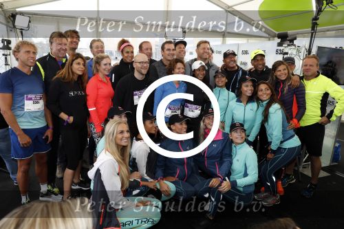 Amsterdam 9 september 2017
Edwin Evers staat op Run van radio 538 bij het Science park.. OA Gerard Joling Jeroen v d Boom Evelien de Bruin  Hunberto tan Bridget Maasland Barry Paf Olcay Gulsen Fatima Moreiro de Melo Guy v d Reijden Airen Mylene Michael Boogerd Aad de Mos Kim Kotter finalisten Miss Nederland en Dennis v d Geest lopen mee.