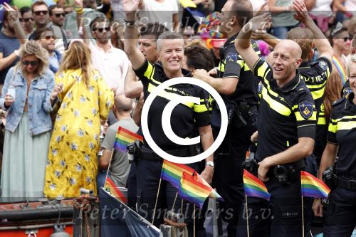 Amsterdam 5 augustus 2017
canal parade in Amsterdam. Ellie Lust