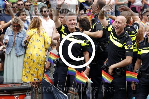Amsterdam 5 augustus 2017
canal parade in Amsterdam. Ellie Lust