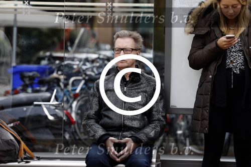 Amsterdam 16 september 2017
Eric Beekes wacht op de tram