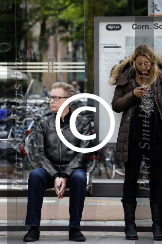 Amsterdam 16 september 2017
Eric Beekes wacht op de tram