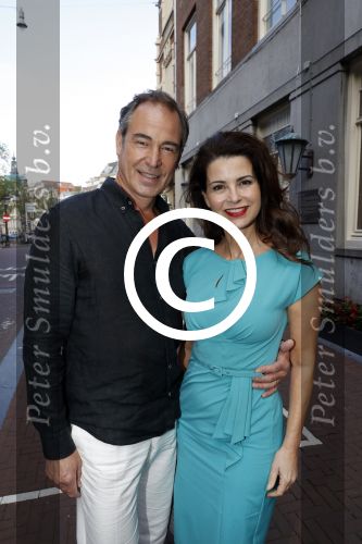 Amsterdam 6 juli 2017 
Presentatie blad GTST Goede tijden slechte tijden in NH Hotel. carolien de Bruin en Erik de Vogel