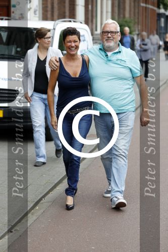 Amsterdam 15 juli 2017
Frits Huffnagel viert zijn 50e verjaardag. Ernst Daniel Smid met vriendin