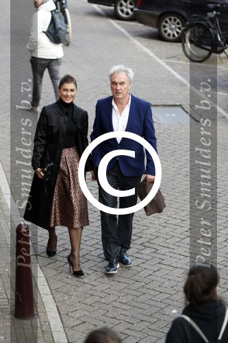 Amsterdam 20 september 2017 
Opening expositie 25 jaar Mart Visser. Euvgenia Parakhina met Jeroen Jorna