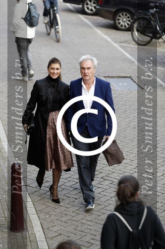 Amsterdam 20 september 2017 
Opening expositie 25 jaar Mart Visser. Euvgenia Parakhina met Jeroen Jorna