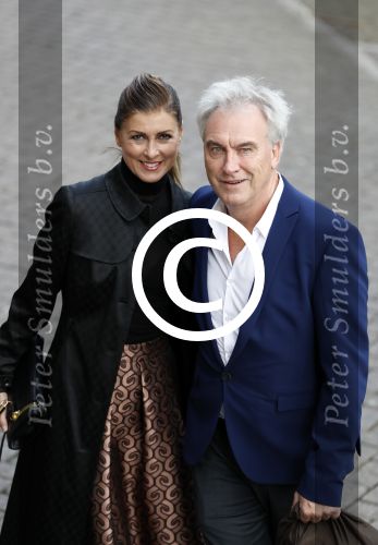 Amsterdam 20 september 2017 
Opening expositie 25 jaar Mart Visser. Euvgenia Parakhina met Jeroen Jorna