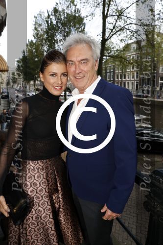 Amsterdam 20 september 2017 
Opening expositie 25 jaar Mart Visser. Euvgenia Parakhina met Jeroen Jorna