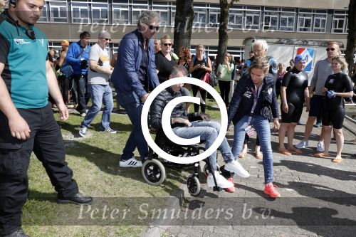 Amsterdam 3 september 2017  
ALS Cityswim in de amsterdamse grachten. Fernando Ricksen