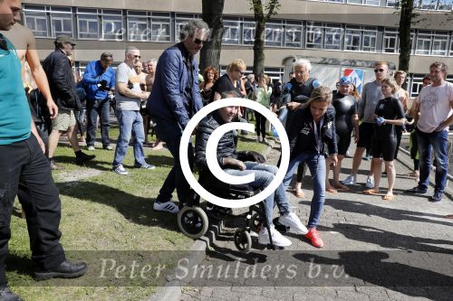 Amsterdam 3 september 2017  
ALS Cityswim in de amsterdamse grachten. Fernando Ricksen