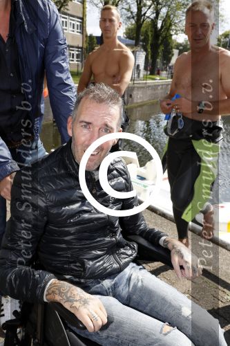 Amsterdam 3 september 2017  
ALS Cityswim in de amsterdamse grachten. Fernando Ricksen