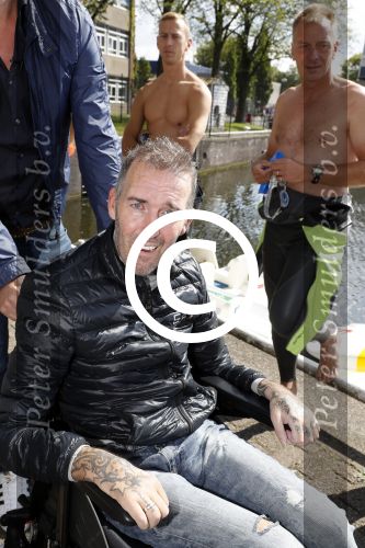 Amsterdam 3 september 2017  
ALS Cityswim in de amsterdamse grachten. Fernando Ricksen