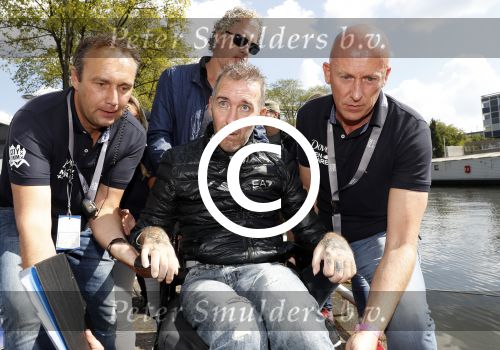 Amsterdam 3 september 2017  
ALS Cityswim in de amsterdamse grachten. Fernando Ricksen