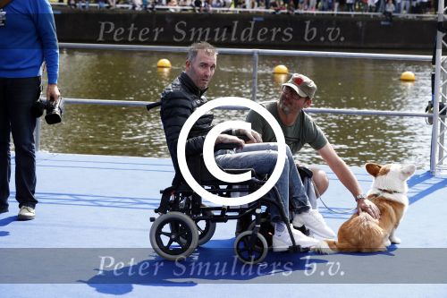 Amsterdam 3 september 2017  
ALS Cityswim in de amsterdamse grachten. Fernando Ricksen