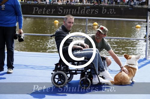 Amsterdam 3 september 2017  
ALS Cityswim in de amsterdamse grachten. Fernando Ricksen