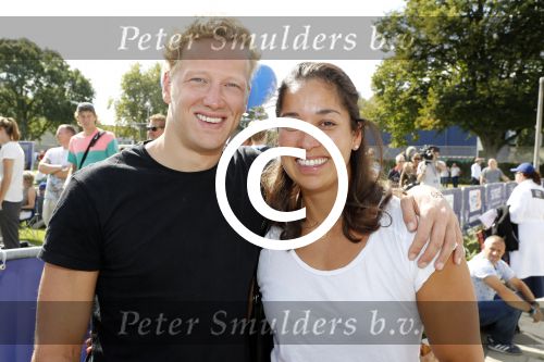 Amsterdam 3 september 2017  
ALS Cityswim in de amsterdamse grachten. Ferry Weertman en Ranomi Kromowidjojo
