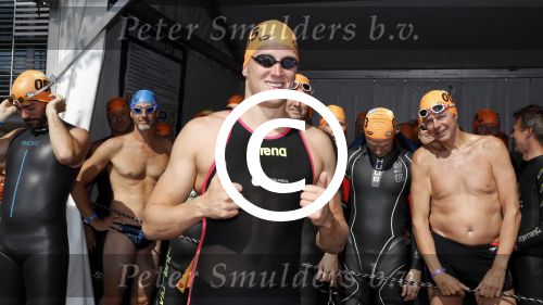 Amsterdam 3 september 2017  
ALS Cityswim in de amsterdamse grachten. Ferry Weertman en Ranomi Kromowidjojo
