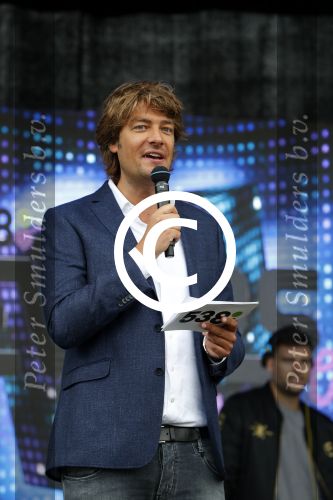 Amsterdam 9 september 2017
Edwin Evers staat op Run van radio 538 bij het Science park. Frank Dane