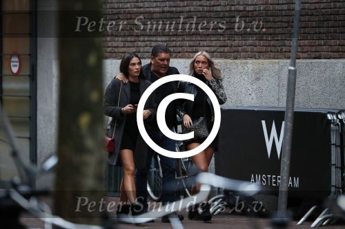 Amsterdam 16 september 2017 
Frank masmeijer gaat hapje eten met zijn twee dochters.