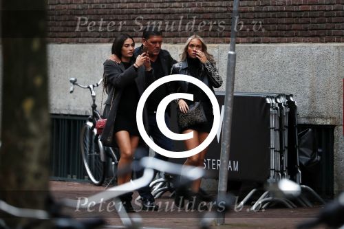 Amsterdam 16 september 2017 
Frank masmeijer gaat hapje eten met zijn twee dochters.