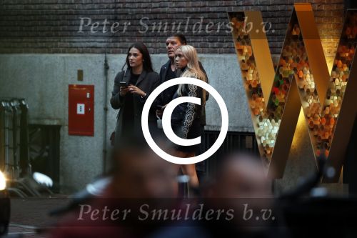 Amsterdam 16 september 2017 
Frank masmeijer gaat hapje eten met zijn twee dochters.