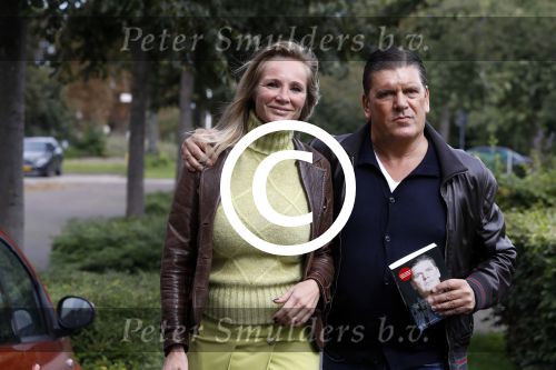 Utrecht 18 september 2017 
Frank Masmeijer en zijn vriendin Jaimy v Lent bij RTV Utrecht