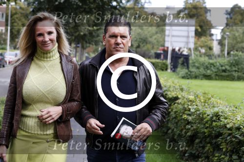 Utrecht 18 september 2017 
Frank Masmeijer en zijn vriendin Jaimy v Lent bij RTV Utrecht