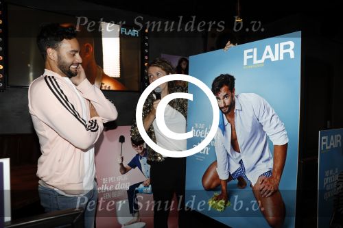 Amsterdam 5 september 2017 
Leonieke Borghuis ( hoofdredactrice Flair) presenteert kalendar. Wiliam Rutten heeft de fotos gemaakt. presentatie is in Martins sportclub. Freek Bartels