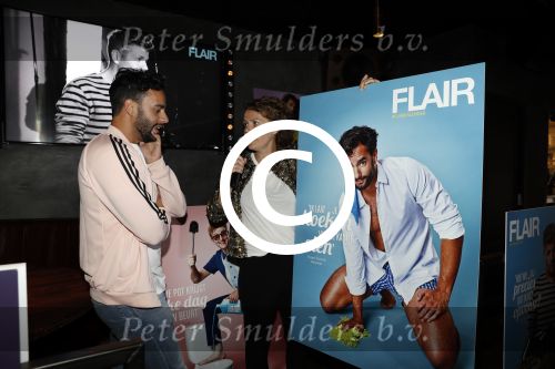 Amsterdam 5 september 2017 
Leonieke Borghuis ( hoofdredactrice Flair) presenteert kalendar. Wiliam Rutten heeft de fotos gemaakt. presentatie is in Martins sportclub. Freek Bartels