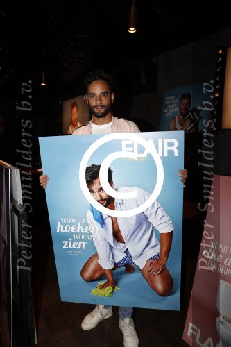 Amsterdam 5 september 2017 
Leonieke Borghuis ( hoofdredactrice Flair) presenteert kalendar. Wiliam Rutten heeft de fotos gemaakt. presentatie is in Martins sportclub. Freek Bartels