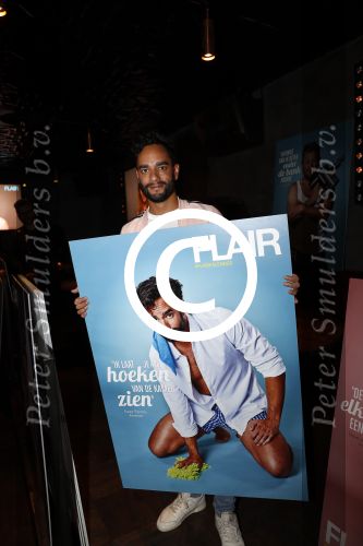 Amsterdam 5 september 2017 
Leonieke Borghuis ( hoofdredactrice Flair) presenteert kalendar. Wiliam Rutten heeft de fotos gemaakt. presentatie is in Martins sportclub. Freek Bartels
