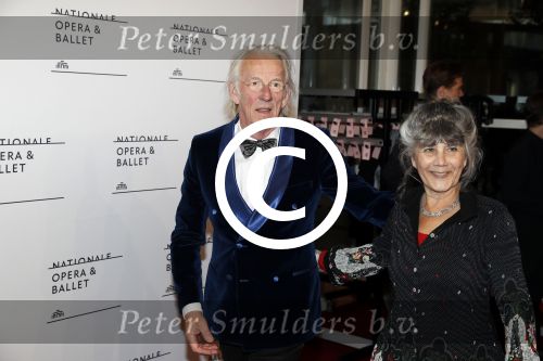 Amsterdam 11 september 2017 
Premiere Nationa Ballet in de stopera. Freek de Jonge met zijn vrouw