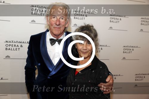 Amsterdam 11 september 2017 
Premiere Nationa Ballet in de stopera. Freek de Jonge met zijn vrouw