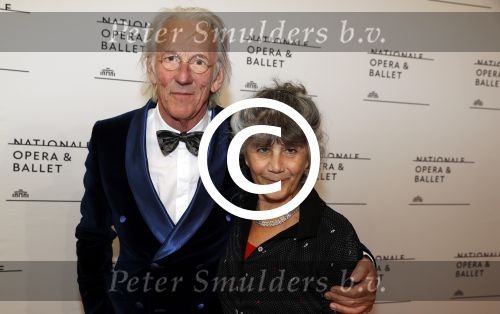 Amsterdam 11 september 2017 
Premiere Nationa Ballet in de stopera. Freek de Jonge met zijn vrouw