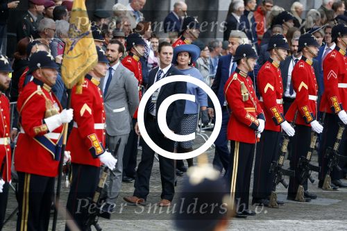Den Haag 19 september 2017
Geert Wilders met zijn vrouw en beveiliging tijdens prinsjesdag op het binnenhof