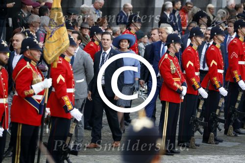 Den Haag 19 september 2017
Geert Wilders met zijn vrouw en beveiliging tijdens prinsjesdag op het binnenhof