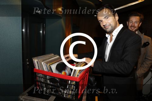 Hilversum 11 september 2017 
Presentatie wijnen in de wisseloord studio\'s met Selwyn Sanatori en Gerard Ekdom