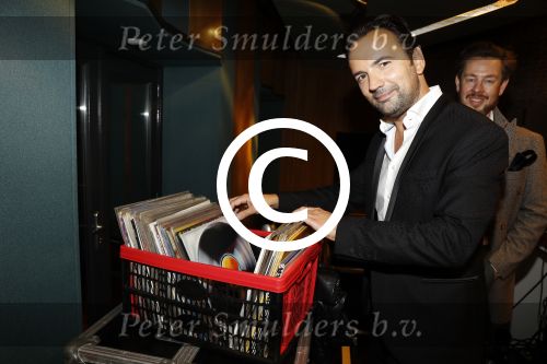 Hilversum 11 september 2017 
Presentatie wijnen in de wisseloord studio\'s met Selwyn Sanatori en Gerard Ekdom