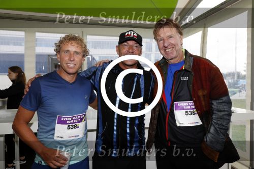 Amsterdam 9 september 2017
Edwin Evers staat op Run van radio 538 bij het Science park. Gerard  Joling