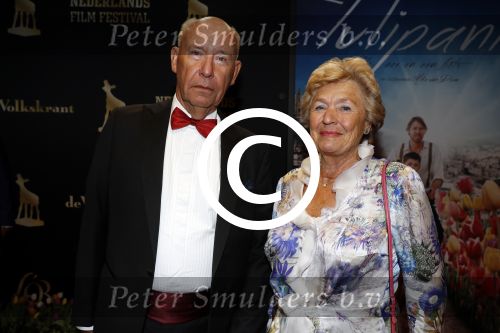 Utrecht 20 september 2017
Premiere Tulipani van Mike van Diem tijdens de filmdagen Utrecht. Gerard Soeteman met vrouw