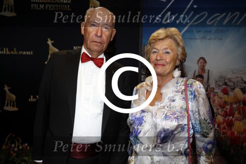 Utrecht 20 september 2017
Premiere Tulipani van Mike van Diem tijdens de filmdagen Utrecht. Gerard Soeteman met vrouw