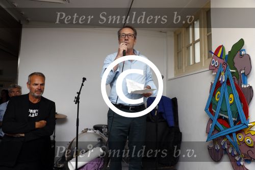 Amsterdam 10 september 2017
Opening expositie Bob Fosko en Bert Kuizenga.n Gijs Scholten v Aschat opent hem