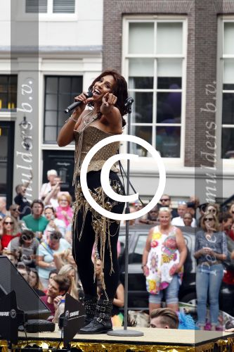 Amsterdam 5 augustus 2017
canal parade in Amsterdam. Glennis Grace