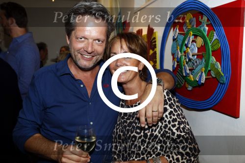 Amsterdam 10 september 2017
Opening expositie Bob Fosko en Bert Kuizenga.n Gijs Scholten van Aschat opent hem. Guido den Aantrekker met zijn vrouw Tiffany
