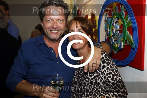 Amsterdam 10 september 2017
Opening expositie Bob Fosko en Bert Kuizenga.n Gijs Scholten van Aschat opent hem. Guido den Aantrekker met zijn vrouw Tiffany